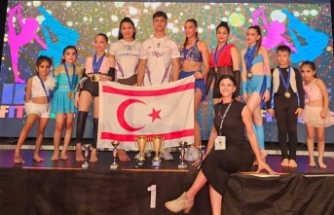 KKTC Çocuk ve Genç Fitness Milli Takım sporcuları Avrupa Şampiyonası'ndan 5 şampiyonluk ile döndü