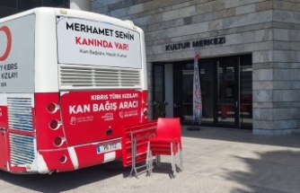 Girne'de kan bağışı kampanyası...